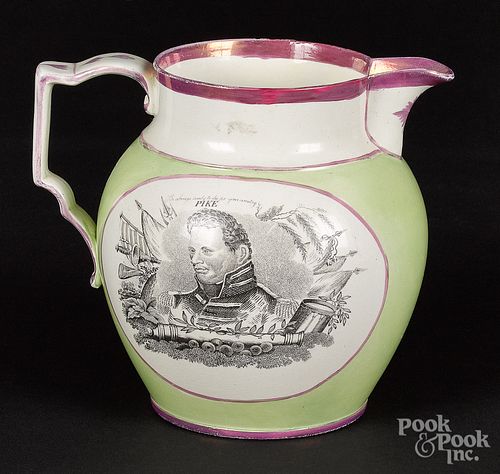 Historical Staffordshire pitcher