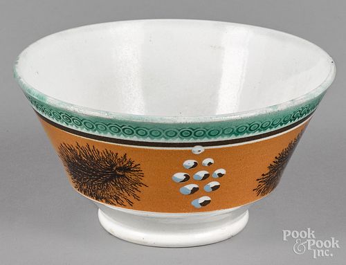 Mocha waste bowl, 19th c.