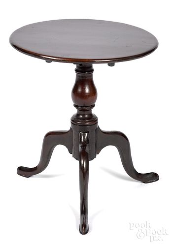 Miniature George II mahogany tea table
