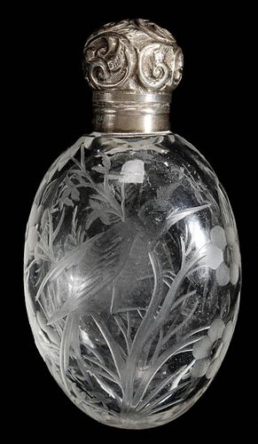 Small Engraved Laydown Perfume Bottle