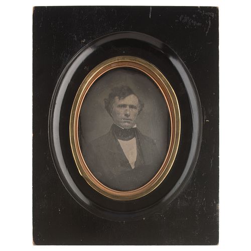 Half Plate Daguerreotype of Franklin Pierce by Root
