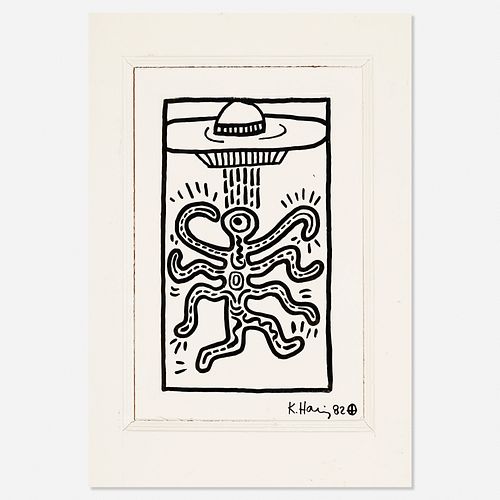 Keith Haring, Untitled (door)