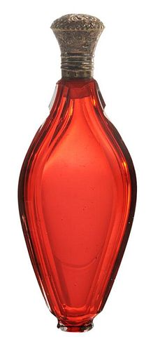 Cranberry Flattened Oval Perfume