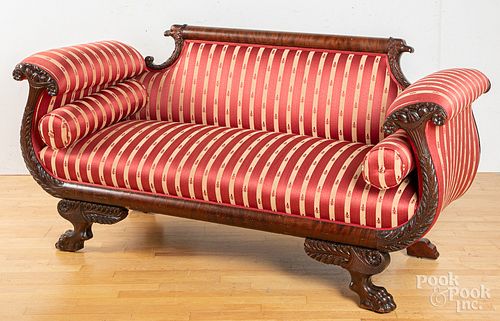 Classical mahogany sofa, 19th c.