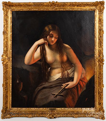 Emma Ciardi oil on canvas portrait