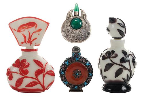 Four Chinese Perfume Bottles