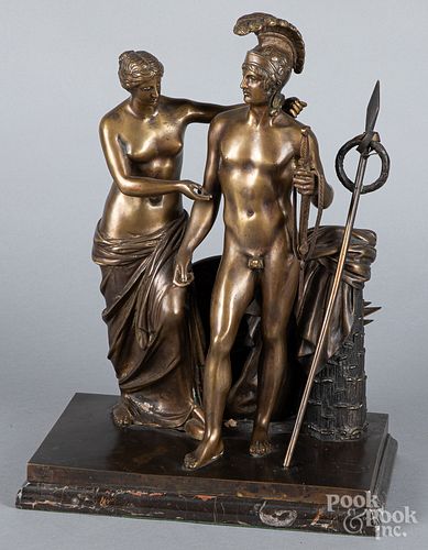 Bronze sculpture of Venus and Mars