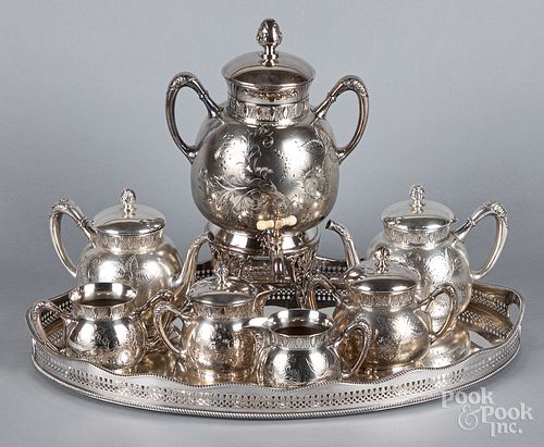 Pairpoint silver plated tea service