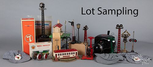 Group of Lionel train accessories