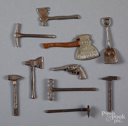 Group of miniature iron tools
