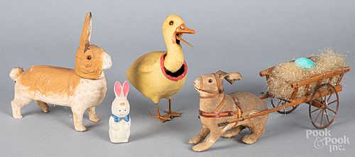 Three Easter toys, early 20th c.