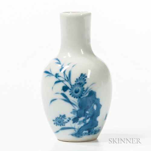 Blue and White Cabinet Vase