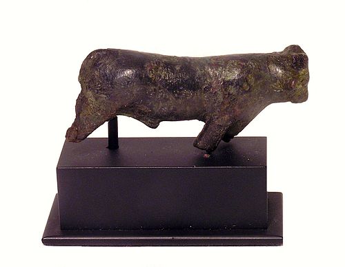 Ancient Egyptian Bronze Apis Bull 664 -332 BCE