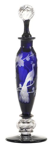 Libbey Cobalt Engraved-to-Clear