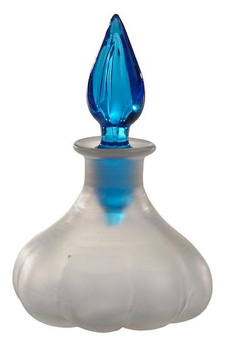 Steuben Verre-de-Soie Perfume Bottle