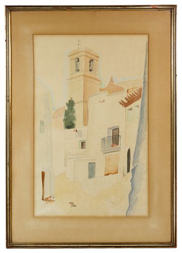 Julio De Diego (American / Spanish, 1900-1979) Watercolor