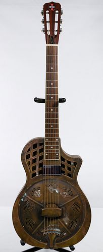 Republic 'Highway 61' Resonator Guitar with Case