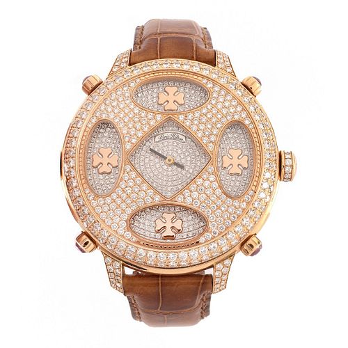 Paris Hilton Diamond and 18K Watch