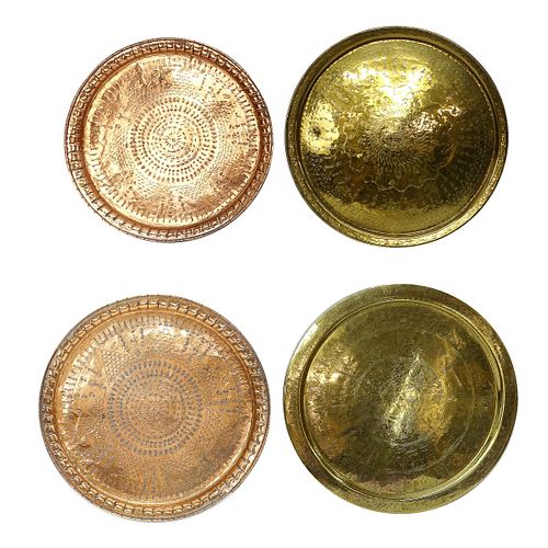 Four (4) Middle Eastern Trays