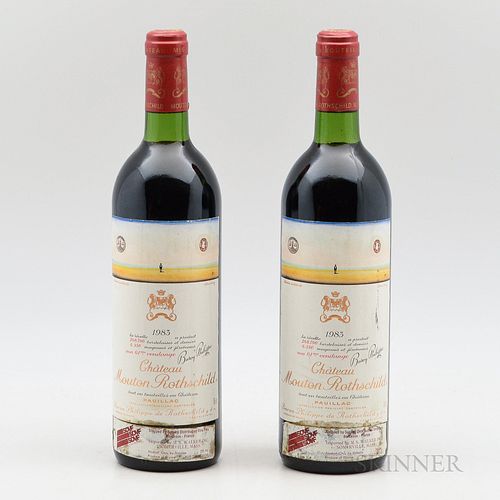 Chateau Mouton Rothschild 1983, 2 bottles