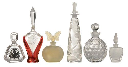 Six Contemporary Perfume Bottles