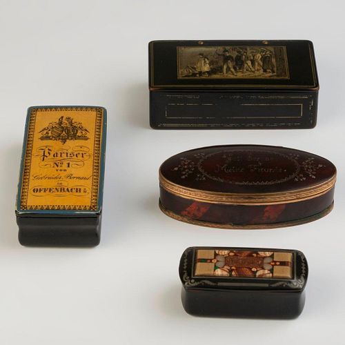Four Snuff Boxes.