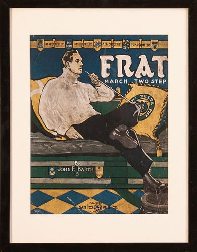 College Frat Poster by John F. Barth.