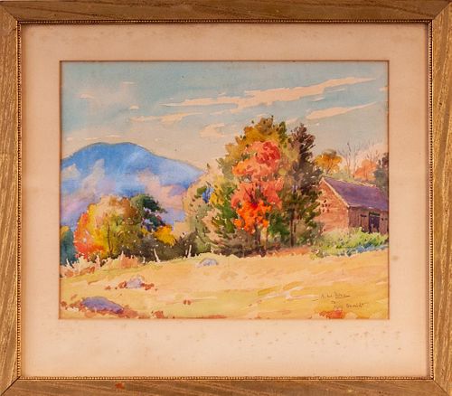 Henry Webster Rice  (1853 - 1934). Mountain Autumn.