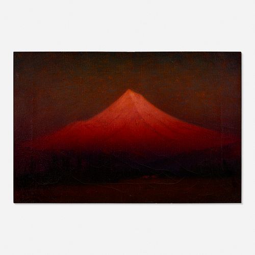 James Everett Stuart, Sunset Glow - Mount Hood from Near Oregon City, Oregon