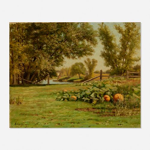 Alfred Ordway, Summer Fields with Pumpkins