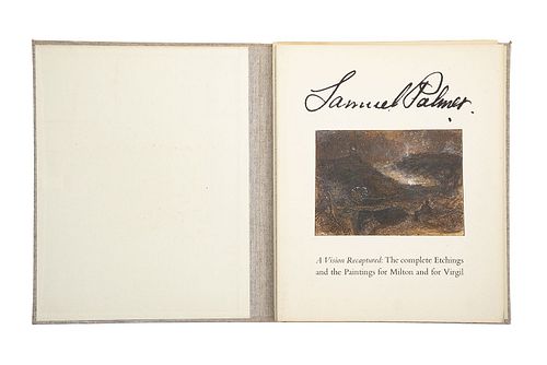 Palmer, Samuel. A Vision Recaptured: The Complete Etchings and the Paintings... Great Britain, 1978. 1era edición.