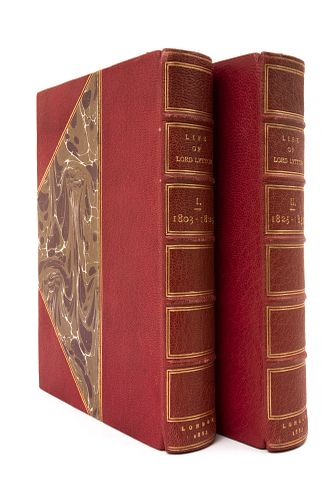 Bulwer, Edward. The Life, Letters and Literary Remains. London: Kegan Paul, Trench, & Co., 1883. Tomos I - II. Piezas: 2.