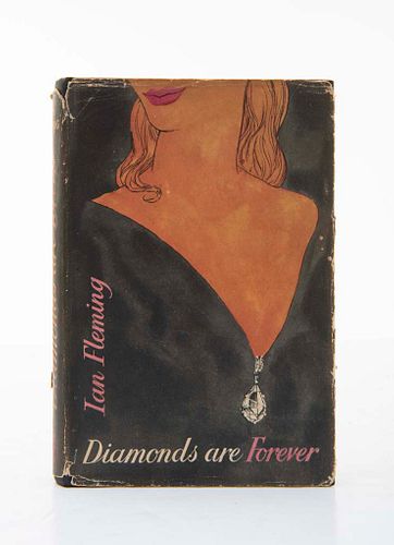 Flemming, Ian. Diamonds are Forever. London: Jonathan Cape, 1956. Primera edición. Conserva cubierta original.