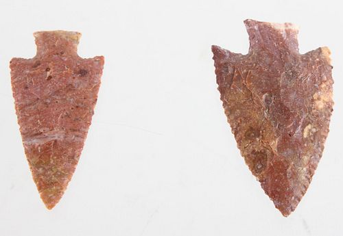Early Archaic Hardin 6000 - 9000 BP Pair of Points