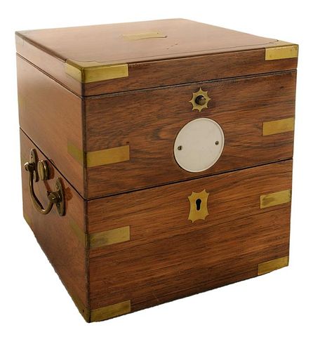 Rosewood and Brass-Cased Marine