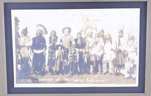 Buffalo Bill & Western Indians El Paso Photo