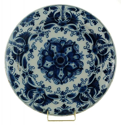 Dutch Delft Earthenware Charger