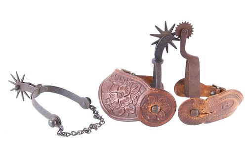 Late 19th C. Marked Single Spur Collection