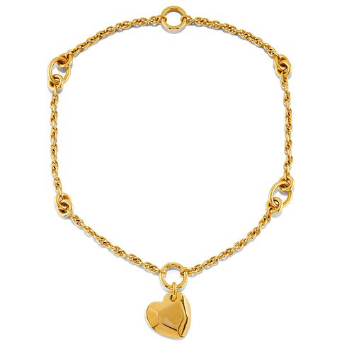 Pomellato - A 18K yellow gold necklace with pendant, Pomellato