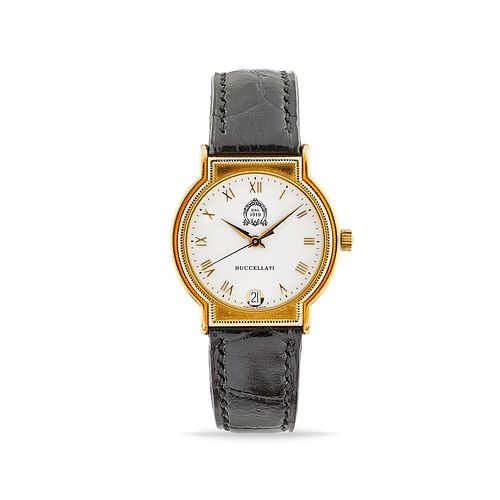 Mario Buccellati - A 18K yellow gold wristwatch, Mario Buccellati, defects