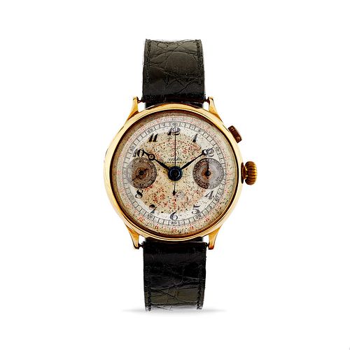 Vulcain - A 18K yellow gold wristwatch, Vulcain