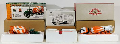 3 First Gear 1:34 Scale Diecast Cement Truck Group