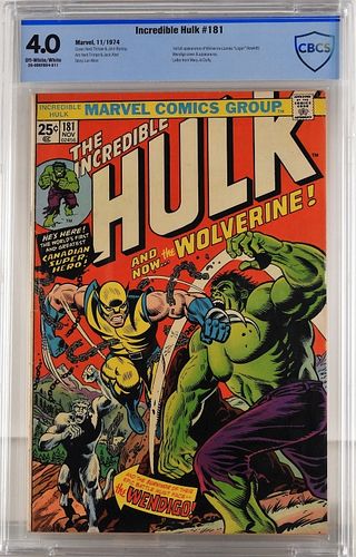 Marvel Comics Incredible Hulk #181 CBCS 4.0