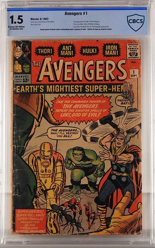 Marvel Comics Avengers #1 CBCS 1.5