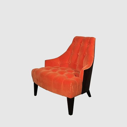 Eloise Orange Lounge Chair