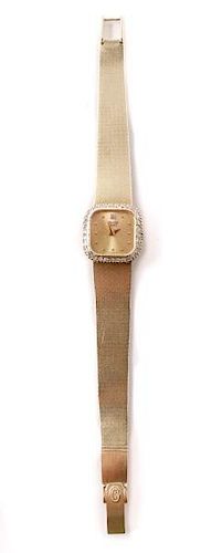 Ladies Concord 14k Gold & Diamond Watch