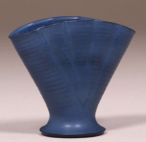 Marblehead Pottery Flared Fan Vase c1910s
