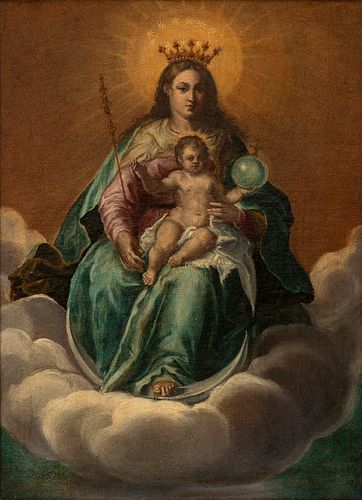 HANS ROTTENHAMMER (Munich, 1564 - Augusta, 1625), ATTRIBUTED TO - Immaculate Conception