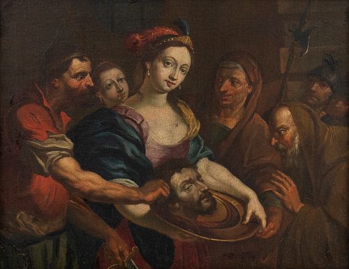 LOMBARD SCHOOL, 17th CENTURY - Salome with the head of John the Baptist