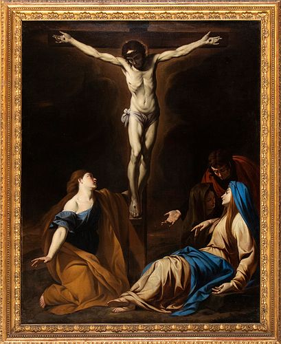 ANDREA VACCARO (Naples, 1604 - 1670) - Crucifixion